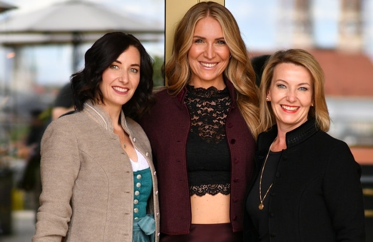 Mariele Litzlfelder, Anja Gräfin von Keyserlingk und Rabea Möller am Dienstag, 01. September 2026 in München