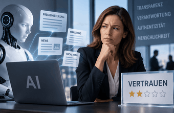 KI-Kommunikation kann Unternehmen Vertrauen kosten