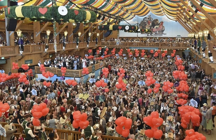 Eindruck aus dem Schützenfestzelt
