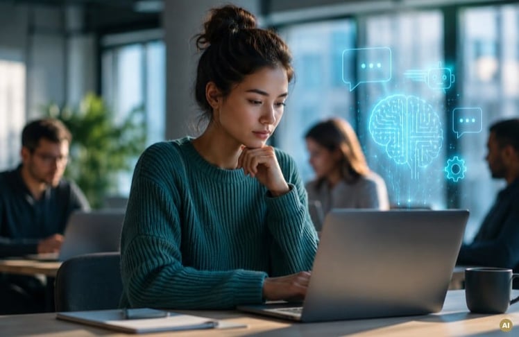 Junge Beschäftigte nutzen KI zunehmend selbstverständlich im Arbeitsalltag – besonders in der Gen Z ist die Abhängigkeit von digitalen Tools bereits deutlich ausgeprägt.