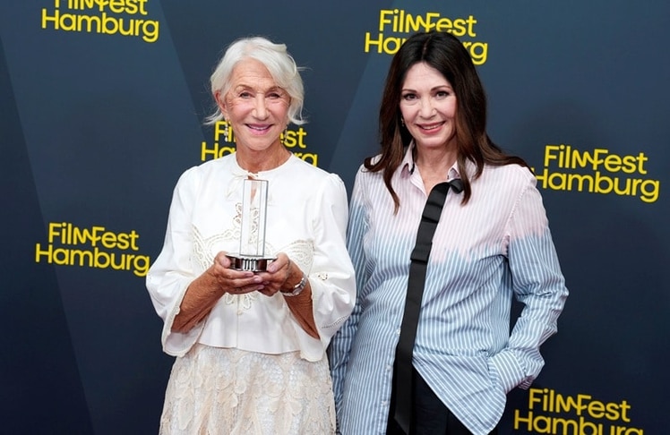 Helen Mirren mit Iris Berben