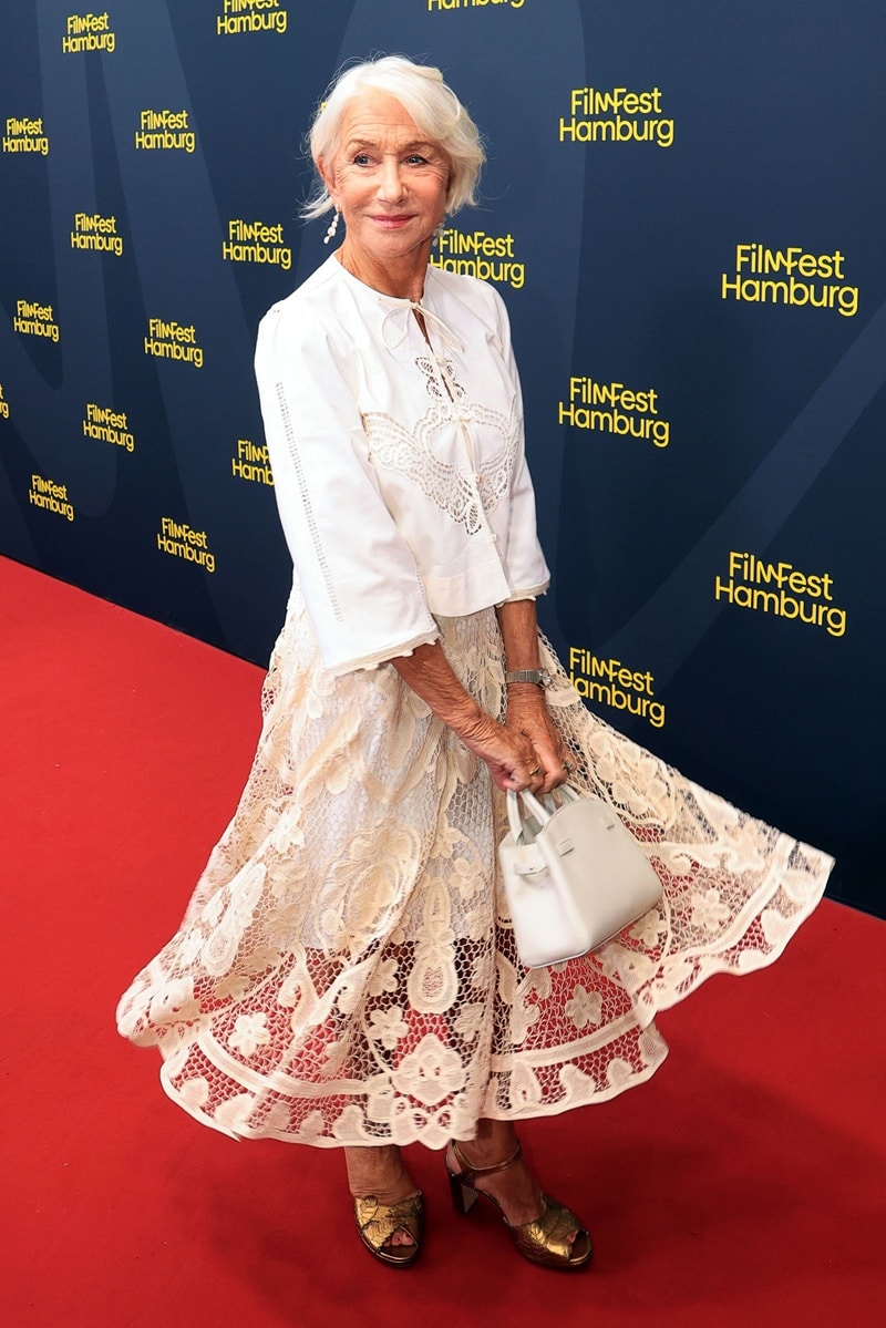 Dame Helen Mirren auf dem Roten Teppich in Hamburg (Bild: Brauer Photos / H. Ross)